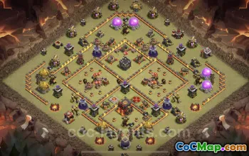 Best TH10 War Base - Anti Everything, Copy Link for COC #19791