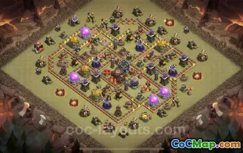 Best TH10 War Base: Anti Everything & Copy Link for CWL #19837