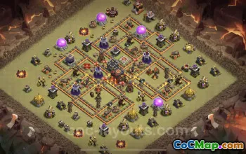 Best TH10 War Base - Anti Everything with Link for CWL #24913