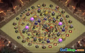 Best TH10 War Base for CWL - Anti Everything & Link #25066