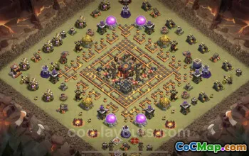 Best TH10 War Base Link - Anti Everything for Clash of Clans #19945
