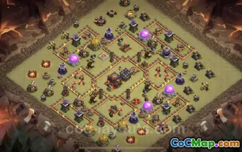 Best TH10 War Base Link - Anti Everything for Clash of Clans #25156