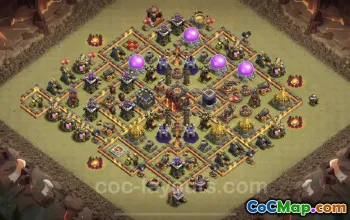 Best TH10 War Base Link - Max Levels & Anti 3 Stars #24928