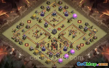 Best TH10 War Base Link: Top Anti-Everything Defense #25186