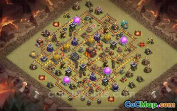 Best TH10 War Base + Links for 2024 - Clash of Clans #20017