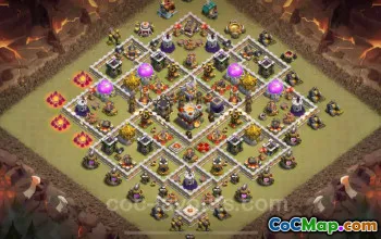 Cea mai bună bază TH11 Anti 2 Star War - Hybrid 2024 Link #17698