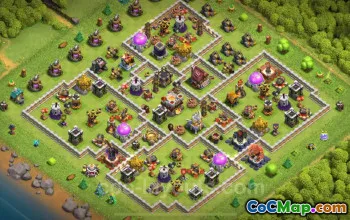 Best TH11 Anti 3 Stars Base with Link 2025 | Clash of Clans #48581