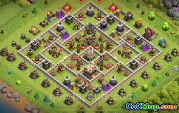 Best TH11 Anti 3 Stars Base with Link | Clash of Clans 2025 #51220
