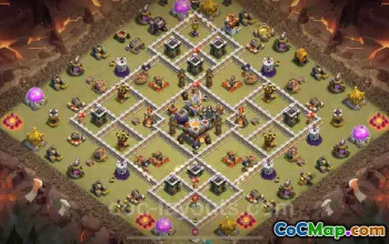 Best TH11 Anti 3 Stars War Base 2025 - Clash of Clans #20044
