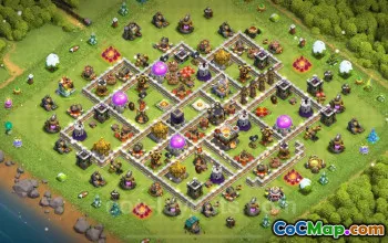 Best TH11 Hybrid Base: Anti Everything – Clash of Clans #20102