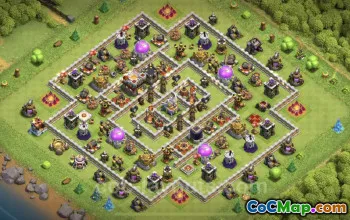 Best TH11 Hybrid Base Copy - Anti Everything Layout #25433