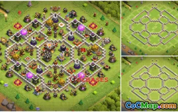 Best TH11 Hybrid Base Designs | Clash of Clans Town Hall 11 #21982