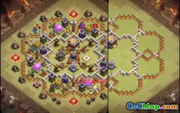 Best TH11 Hybrid Base for Clash of Clans - Copy Link Here! #22919