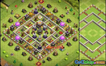 Best TH11 Hybrid Base for Clash of Clans | Copy Link Inside #22777
