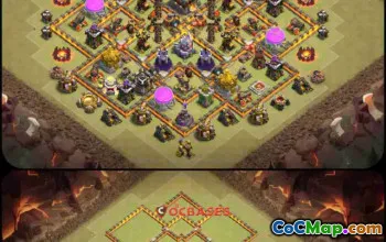 Best TH11 Hybrid Base for Clash of Clans - Copy Link Inside #22985
