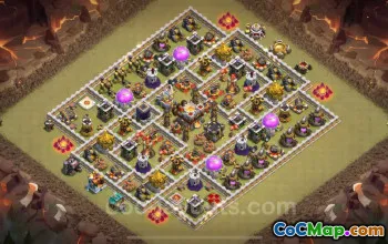 Best TH11 Hybrid War Base Link for Clash of Clans 2024 #20413