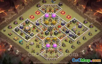 Best TH11 War Base 2024 with Link - Clash of Clans #25370