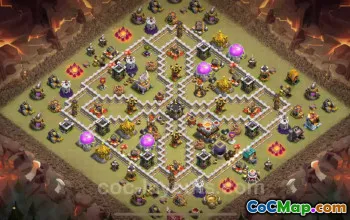 Best TH11 War Base 2025 - Anti Everything + Link Copy #20468