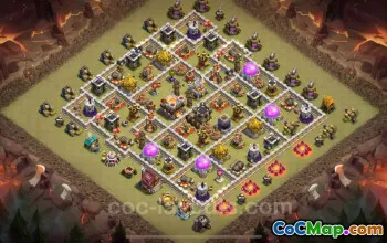 Best TH11 War Base 2025: Max Level, Anti Everything Link #20351