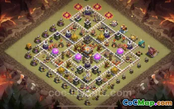 Best TH11 War Base 2025: Max Levels & Anti-Everything #20169
