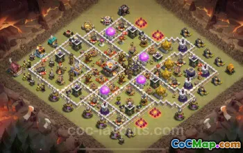 Best TH11 War Base 2025 - Max Levels & Anti-Everything Link #20463