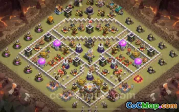 Best TH11 War Base 2025 with Link | Town Hall 11 CWL Defense #52325