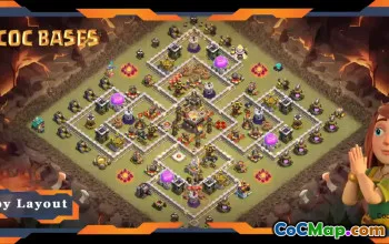 Best TH11 War Base: Anti 2 Star & Electro Dragon Layout #20303