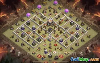 Best TH11 War Base - Anti 3 Stars & Everything Link #20404