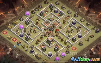 Best TH11 War Base - Anti Everything Copy with Link #20346