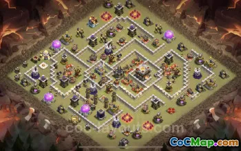 Best TH11 War Base: Anti Everything with Link - Clash of Clans #25360