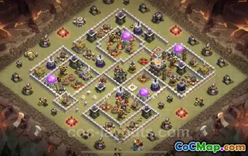 Best TH11 War Base: Max Levels & Anti-Everything Link #25423