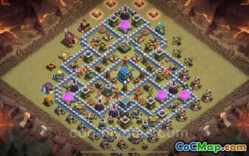 Best TH12 Anti 2 Stars War Base 2025 - Clash of Clans #26254