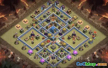 Best TH12 Anti 2 Stars War Base - Clash of Clans #25647
