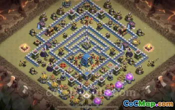 Best TH12 Anti 2 Stars War Base - Clash of Clans Guide #20860