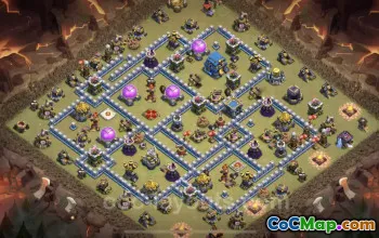 Best TH12 Anti 3 Stars War Base - Clash of Clans (CWL) #20674