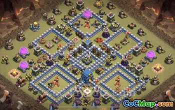 Best TH12 Anti 3 Stars War Base | Clash of Clans Guide #20836