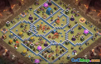 Best TH12 Anti 3 Stars War Base with Link 2025 | Clash of Clans #52369