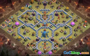 Best TH12 Anti 3 Stars War Base with Link 2025 | Clash of Clans #52410