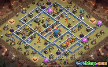 Best TH12 Anti 3 Stars War Base with Link 2025 | Clash of Clans #52439