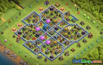 Best TH12 Base 2024: Anti 3 Stars GoWiWi/GoWiPe Copy #20545