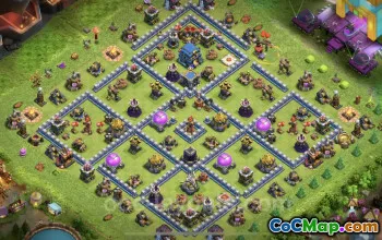 Best TH12 Base Link - Top Anti-Everything Hybrid Layout #25688