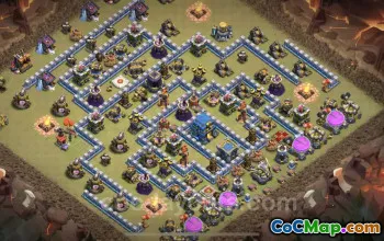 Best TH12 CWL Base - Max Level Anti-Everything Layout #25680