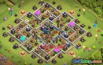 Best TH12 Farming Base for Clash of Clans | Copy Base Link #20505