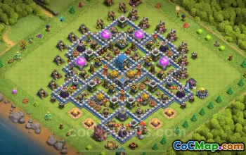 Best TH12 Hybrid Base 2025: Anti-Everything Layout & Link #26778