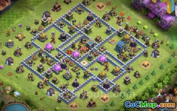 Best TH12 Hybrid Base - Anti Everything Base Links | COC #25630