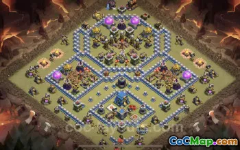 Best TH12 Hybrid War Base Links for Clash of Clans #20770