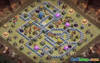 Best TH12 Hybrid War Base Links for Clash of Clans #20942