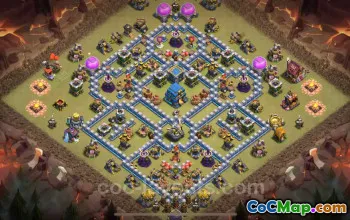 Best TH12 Max War Base with Link 2025 | Clash of Clans #50201