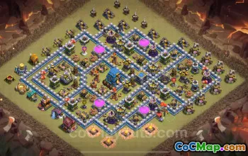 Best TH12 War Base 2025 - Anti Air & Electro Dragon Copy #26635