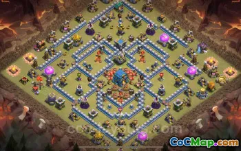 Best TH12 War Base 2025 - Anti Everything Link & Guide #20615